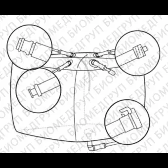 Мешки для сбора, хранения и транспортировки культуральной жидкости 3D Productainer BPCs, 2000 литров, материал CX514, 5 портов, Thermo FS, SH30652.08