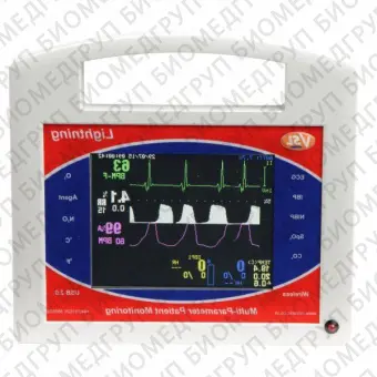 Ветеринарный многопараметрический монитор пациента Lightning