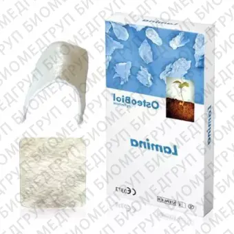 Пластина гетерологичная кость. OsteoBiol Lamina Soft Cortical Std. 30x30 мм 2,0 мм. Конская