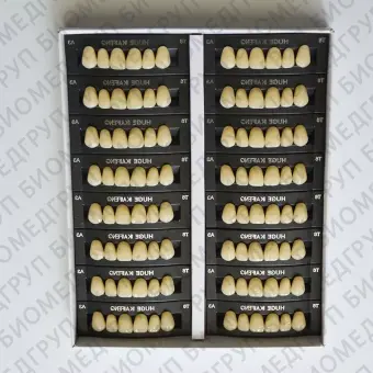 Зубы акриловые 3х слойные Kaifeng гарнитур 28 зубов HUGE DENTAL T9A3