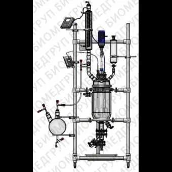 Реактор химический 10 л, EasyChem, DN300, Steroglass, SQHK083716