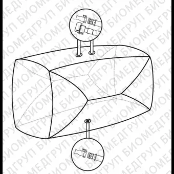 Мешки для сбора, хранения и транспортировки культуральной жидкости 3D Productainer BPCs, 200 литров, материал ASI 26/77, 3 порта, Thermo FS, SS00178I