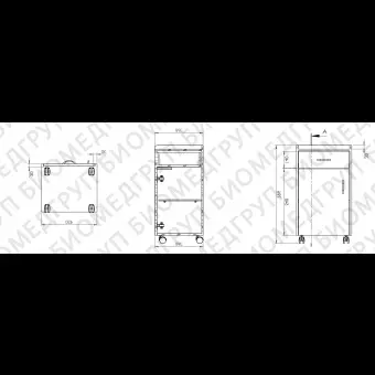 Встроенный прикроватный столик в шкаф 10.ME.1803