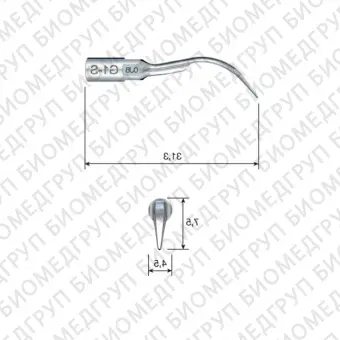 G1S  насадка для удаления зубных отложений