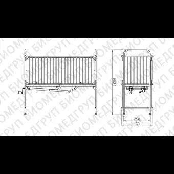 Медицинская кровать 10.CM.6087