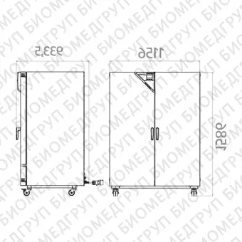 Binder ED 720  стерилизатор горячим воздухом, 720 л