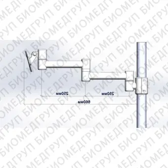 DS240250 ADec VIP  кронштейн для стоматологической установки ADec