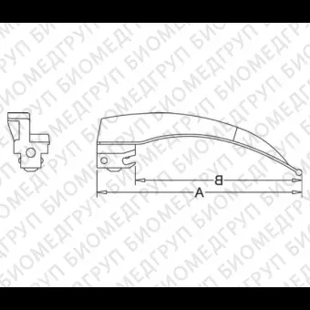 Клинок для ларингоскопа Макинтош Maxlite