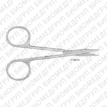 Ножницы хирургические 115 мм, лезвия 5 х 25 мм для тонкой резки, плоский тип, B / B Str, 1 шт., RWD, Китай, S1300311