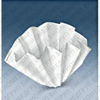 Фильтр бумажный для фильтрации экстракта, складчатый, d 320 мм, 80 г/м, 22 с/10 мл, 100 шт, Ahlstrom Munktell, 144041