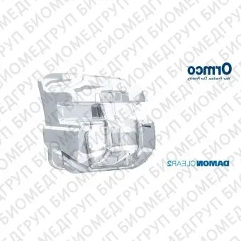 Брекеты DAMON CLEAR .022 стандартный торк с крючком UR4,5 Ormco
