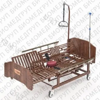 Медицинская кровать для ухода за лежачими больными с переворотом, туалетом и матрасом