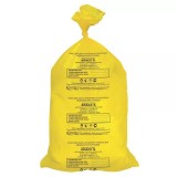 Тонар, Мешки для утилизации медицинских отходов, жёлтые, 110 л, класс Б, 600 х 1000 мм, 100 шт