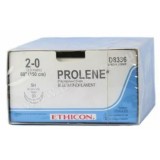 PROLENE (ПРОЛЕН) шовный материал М3 (2/0), две колющих иглы 31 мм., 90 см х 12 шт.