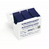 HANEL Articulating Paper - артикуляционная бумага, 200 мкм, синяя, полоски, 300 шт.